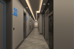 Casamia Konutları - 2. Kat Koridor - 300DPI Render - 1
