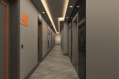 Casamia Konutları - 3. Kat Koridor - 300DPI Render - 1