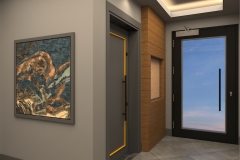 Casamia Konutları - Zemin Kat Koridor - 300DPI Render - 2