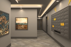 Casamia Konutları - Zemin Kat Koridor - 300DPI Render - 5