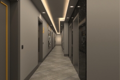 Casamia Konutları - Zemin Kat Koridor - 300DPI Render - 6