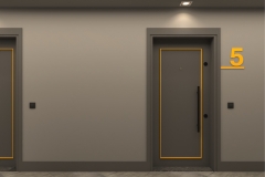 Casamia Konutları - Zemin Kat Koridor - 300DPI Render - 7